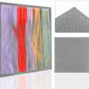 9.9X 9.9 Inch Blending Board for Fiber Wool Blending Board Blending Board Supplies Wool Blending Cloth Blending Board Brush Replacement Pad for Needle Felting Wool