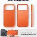 TORRAS for iPhone 17 Pro Case, Slim Fit, Ultra Thin Lightweight Minimal Design, Secure Grip & Silky Touch, Anti-Scratch Hard PC Cover for iPhone 17 Pro Phone Case 6.3in, OriginFit, Cosmic Orange