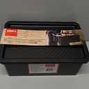 Weber Works Caddy with Tray Lid Portable Grill Prep & Storage Organizer for Sauces, Seasonings & Tools