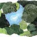 3x5 Feet 3D Moss Rug,Shag Carpet Tropical Area Rugs Non Slip Turf Rug Indoor Bath Mat.Ultra Soft Washable Kids Play Mat Plant Floor Mat for Bedroom,Living Room Green 3x5 ft (35"60", Lake)