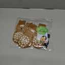 EXPAWLORER Anti Slip Dog Socks to Prevent Licking Paws, Dog Shoes for Hot Pavement, Dog Booties for Small Medium Large Senior Dogs, Traction Control Boots & Paw Protectors for Hardwood Floors (Medium (4 Count), Khaki)