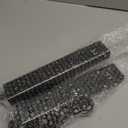 2 Pack Power Strip Surge Protector-5 Widely Spaced Outlets 3 USB Ports(1 USB C Port),1250W/10A with 5Ft Extension Cord, Power Strips with Surge Protection, Wall Mount for Home Office,Black