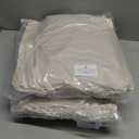 JOLLYVOGUE Queen Comforter Set 7 Pieces, Beige Bed in a Bag Comforter Set for Bedroom, Bedding Comforter Sets with Comforter, Sheets,Ruffled Shams & Pillowcases (Queen(88"x 88"))