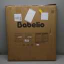 Babelio Baby Gate, 29-43" Auto-Close Easy Install Pet Gate, PressGuard P7 Extra Wide Walk Thru Child Safety Gate, 30" Tall Pressure-Mounted Metal Dog Gate for Doorways & Stairs, Black