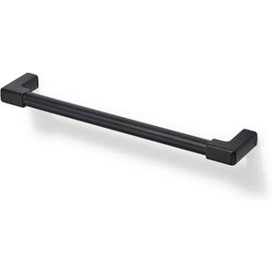 TUNNY 10 Pack Classic Solid Cabinet Handles-6.3"/160mm Screw Spacing Matte Black Furniture Hardware Handles for Bathroom Dresser Kitchen Cabinets Bedroom Cabinet Pulls