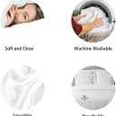 Castle Fairy Outer Space Bedding Set Starry Sky Pink White Stars Black Comforter Cover Set for Kids Teens Bedroom Decor Galaxy Universe Planet Duvet Cover Microfiber Breathable Bedspread Full Size (Multi 18)