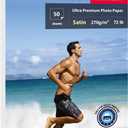 Koala Ultra Premium Photo Paper 11x17 In Satin Photo Printer Paper for Inkjet Printer Water-Resistant Semi Gloss 50 Sheets 72lb