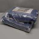 MIULEE Blackout Room Darkening Curtains Thermal Insulated Black Out Drapes Solid Window Treatment Grommet Light Blocking Curtain for Living Room Bedroom 2 Panels Set 52 x 84 inch Length Stone Blue