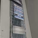 Live Animal Trap Cage with Cover & Gloves, Cat Trap for Stray Cats 32 Inch Heavy Duty Folding Skunk Traps with Real Door for Raccoons, Opossums, Skunks, Feral Cats, Squirrels-(32 x 10 x 12 inches)