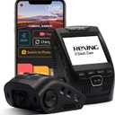 REXING V1 - 4K Ultra HD Car Dash Cam 2.4" LCD Screen, Wi-Fi, 170 Wide Angle Dashboard Camera Recorder with G-Sensor, WDR, Loop Recording, Supercapacitor, Mobile App, 256GB Supported