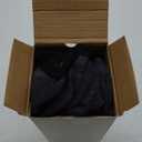 COOVAN 10 Pairs Mens Ankle Socks Men 10 Pack Low Cut Comfort Cushion Casual Socks (Large-X-Large, Black)
