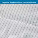 Stool Covers Rectangle,2 Pack Stretch Rectangle Bar Stool Covers Jacquard Vanity Stool Cover Washable Counter Stool Covers Saddle Seat Cover with Elastic Band for Wooden Metal Bench(Light grey)