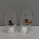 Guinness 20oz Tulip Pint Glass  Flying Toucan & Tortoise Design  2 Pack | Official Merchandise Vintage Irish Pub Barware