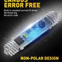 AUXITO DE3175 6418 LED Bulbs 3175 6411 Bulb White 6500K 4014 Chipsets 31mm 36mm Festoon Bulb Bright LED Replace for Car Interior Dome Courtesy Door Map Trunk License Plate Light Parking Light, 6 Pack