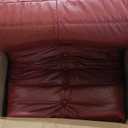 Hobestluk Bean Bag Chair Giant Bean Bag Sofa Memory Foam Bean Bag Chairs for Adults, Bean Bag Couches Faux Leather Bean Bag Chairs for Living Room Bedroom Dorm Office (Wine Red) (Winered)