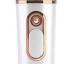 Handy Mist Sprayer with Skin Analyzer Moisture Tester, Portable Atomization Eyelash Extensions Steamer Mister, Mini Cool with Large Capacity, Face Moisturizing, Hydration Refreshing(White)