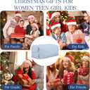 Makeup Bag Travel Cosmetic Bag for Women Cute Seersucker Cosmetic Pouch Small Preppy Makeup Purse Brushes Storage Organizer