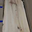 WELLAND Live Edge Cedar Wood Coffee Table 32.5" W x 17" D x 16" H