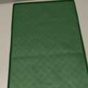 Ptlom Pet Placemat for Dog and Cat, Waterproof Silicone Pet Feeding Bowl Mats for Food and Water, Small Medium Large Dogs Mat Prevent Residues from Spilling to Floor, Hunter Green, 18" 12"