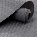 Gray Shelf Liners, Draw Liner for Kitchen Cabinets, Adjustable Non Adhesive Refrigerator Liners for Shelves, Waterproof and Oil-Proof EVA Cabinet Mats (11.8 x 118 Inch)