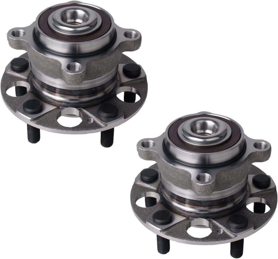 PAROD Pair 512353 Rear Wheel Hub Bearing Assembly Compatible with 2009-2014 Acura TSX, 2008-2012 Honda Accord 5Lugs