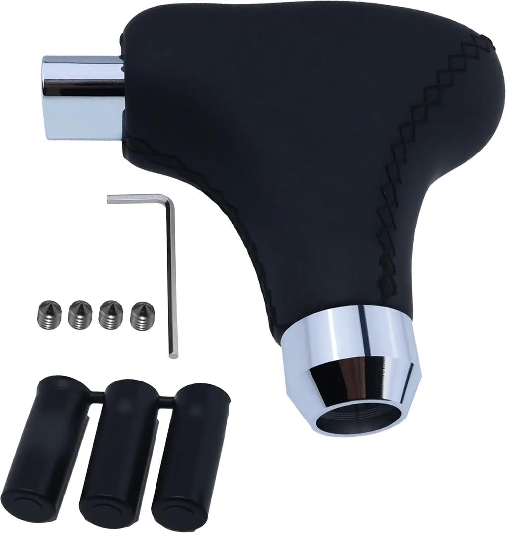 Car Automatic Gear Shift Lever Knob Handle Compatible with Honde Accord Civic 1994 1995 1996 1997 Transmission Shifter with Adapters Screws Wrench