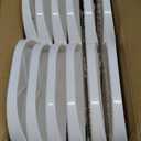 ACPOP 6-Tier Shoe Rack Storage Organizer, Adjustable Shoe Shelf, Free-Standing Space Saving Shoes Storage Stand for Entryway, Hallway, Closet, White