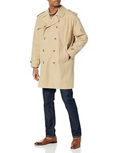 London Fog Men's Double Breasted Trenchcoat, Khaki