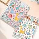 Shorogyt for iPad A16 11th Generation 11 inch 2025 /for i Pad 10th Generation case Magnetic Stand for Women - Cute Design 360 Degree Rotating Covers Girls Kids Boys with Pencil Holder,Dinosaur