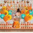 The Life of A Birthday Showgirl Party Decorations - Upgraded Decor Happy Birthday Supplies Hanging Swirls Banner Cake Topper Cupcake Toppers Balloons Merch Stuff