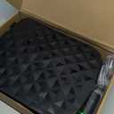 Hapoon XL Portable Folding Toilet with Lid - Travel Portable Potty for Adults, 12 Toilet Bags, 12 Pack Liquid Waste Gel (Black)