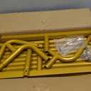 Wedding Arch Backdrop Stand 6.6x6.6 FT Square Arches for Ceremony Gold Metal Arch Stand for Valentines Day Bridal Shower Birthday Party Garden Floral Arbor Anniversary Event Decor