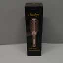 Round Brush for Blow Drying, Nano Thermal Ceramic & Ionic Tech Hair Brush with Boar Bristles, Professional Round Barrel Brush for Styling, Curling & Straightening by Sndyi (2.9 Inch, Barrel 1.7 Inch)