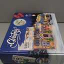 Snow Village& RV Building Set with LED Lights,2 in 1 Christmas Vacation Holiday House and Christmas Holiday Snow Village RV Gift(1726PCS)