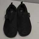 LeIsfIt Mens Slippers Wide House Shoes Adjustable Diabetic Slippers Warm Soft House Slipper for Swollen Edema Feet Indoor Outdoor Warm Shoes (Black, 11 Wide)