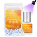 ARISON LASHES UV Eyelash Extension Glue, UV Lash Glue for Eyelash Extensions, 8-9 Weeks Retention Waterproof Powerful Eyelash Glue, Lash Glue for Professional Use Only (Strong Style)
