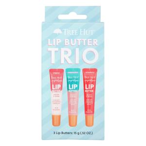 Tree Hut Sugarlips Lip Butter Trio, Original, Watermelon & Strawberry Lip Butters, 0.52 fl oz