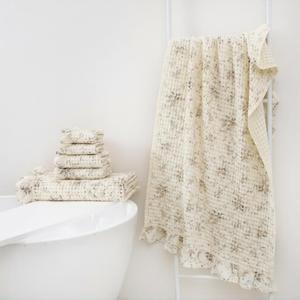 6-Piece 100% Cotton Towel Set – Soft, Quick-Dry, Lint-Free – Ideal for Bath, Gym & Travel – 2 Bath, 2 Hand, 2 Washcloths (Light Brown)