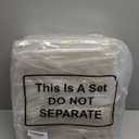 meekoo 8 Pack Collapsible Storage Bins Fabric Storage Bins Polyester Fabric Baskets with Handles Linen Closet Organizer for Shelf Home Closet Towels Toys(17 x 12 x 15 in,Beige)