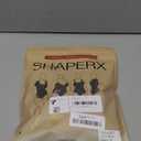 SHAPERX Strapless Shortie Bodysuit for Women Tummy Control Shapewear Seamless Sculpt Body Shaper with Removable Straps (Black Shorts), L\XL