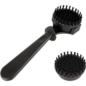 watchget Espresso Coffee Machine Cleaning Brush Grouphead Brush with 1 More Detachable Nylon Bristles Espresso Cleaning Bristle for 58mm Group Head
