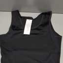 Mens Slimming Compression Shirt, Body Shaper Workout Tank Top, Gynecomastia Tummy Control Undershirts - Change in Seconds (Medium, Black)