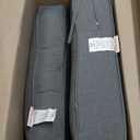 Outdoor 2-Piece Sunbrella Premium Deep Seat Cushion Set, Cast Slate