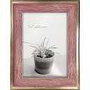 New View 5x7 inch Picture Frame - Pink & Gold,