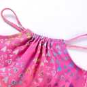 TENVDA Girls Swimsuit 2-Piece Halter Tankini Set Beach Sport Bathing Suit UPF 50+ Swimwear