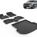Floor Mats & Cargo Liner for 2021 2022 2023 Hyundai Santa Fe Hybrid/2022 2023 Hyundai Santa Fe Plug-in Hybrid(PHEV) Car Mats All Weather Santa Fe Hybrid Floor Mats Trunk Mat Accessories
