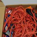 Rope Saw for Tree Limbs, 55 Inch Chain Saw with 70 Sharp Teeth & 46 Feet Ropes Kit, High Limb Pocket Chainsaw