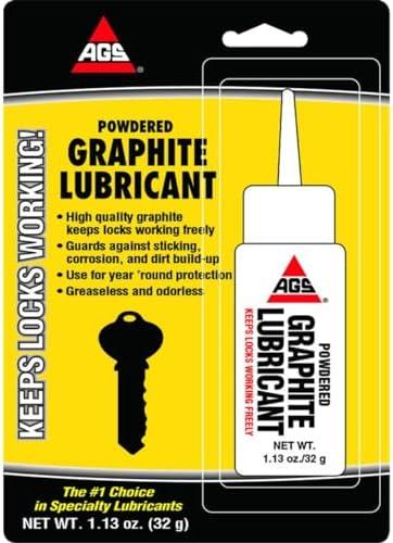 Ags Mr Zip Graphite Powdered Lubricant 1.13 Oz. Bottle