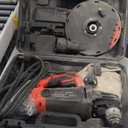 YUCHENGTECH 7 Inch Concrete Grinder with Dust Collector Floor Grinder with Vacuum 2200W 0-4800RPM with Auxiliary Handles & Storage Case for Concrete Cement Granite Marble