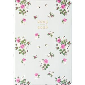 2025-2026 Laura Ashley 18 Month Bound Planner, Monthly & Weekly Pages (5.25 x 7.75" - July 2025 - Dec 2026) (Spring Bloom)